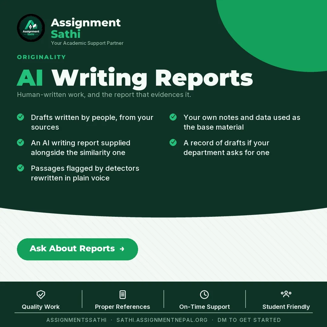 AI Writing Reports poster