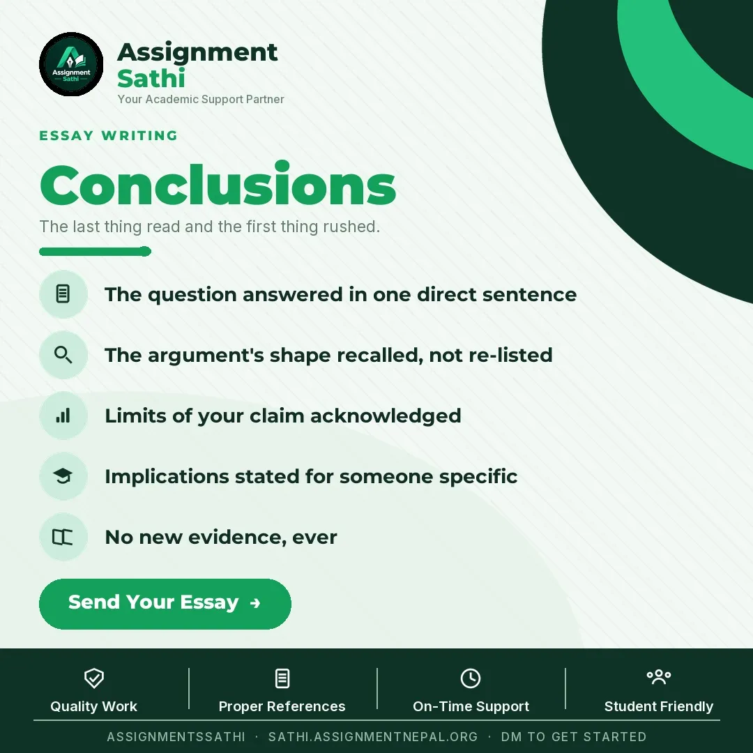Conclusions poster
