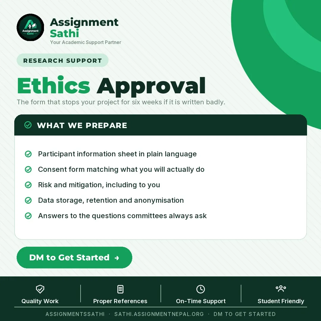 Ethics Approval poster