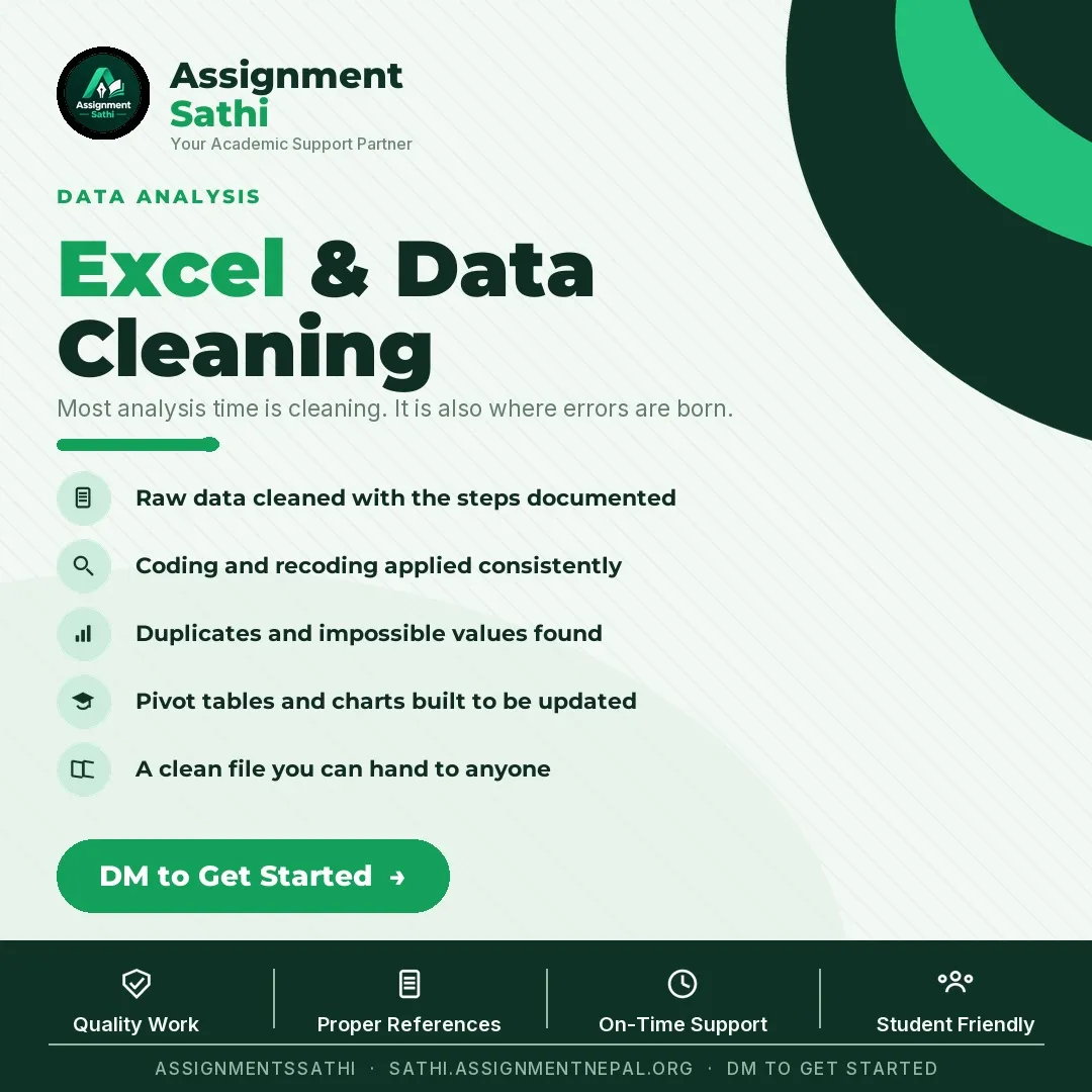 Excel & Data Cleaning poster