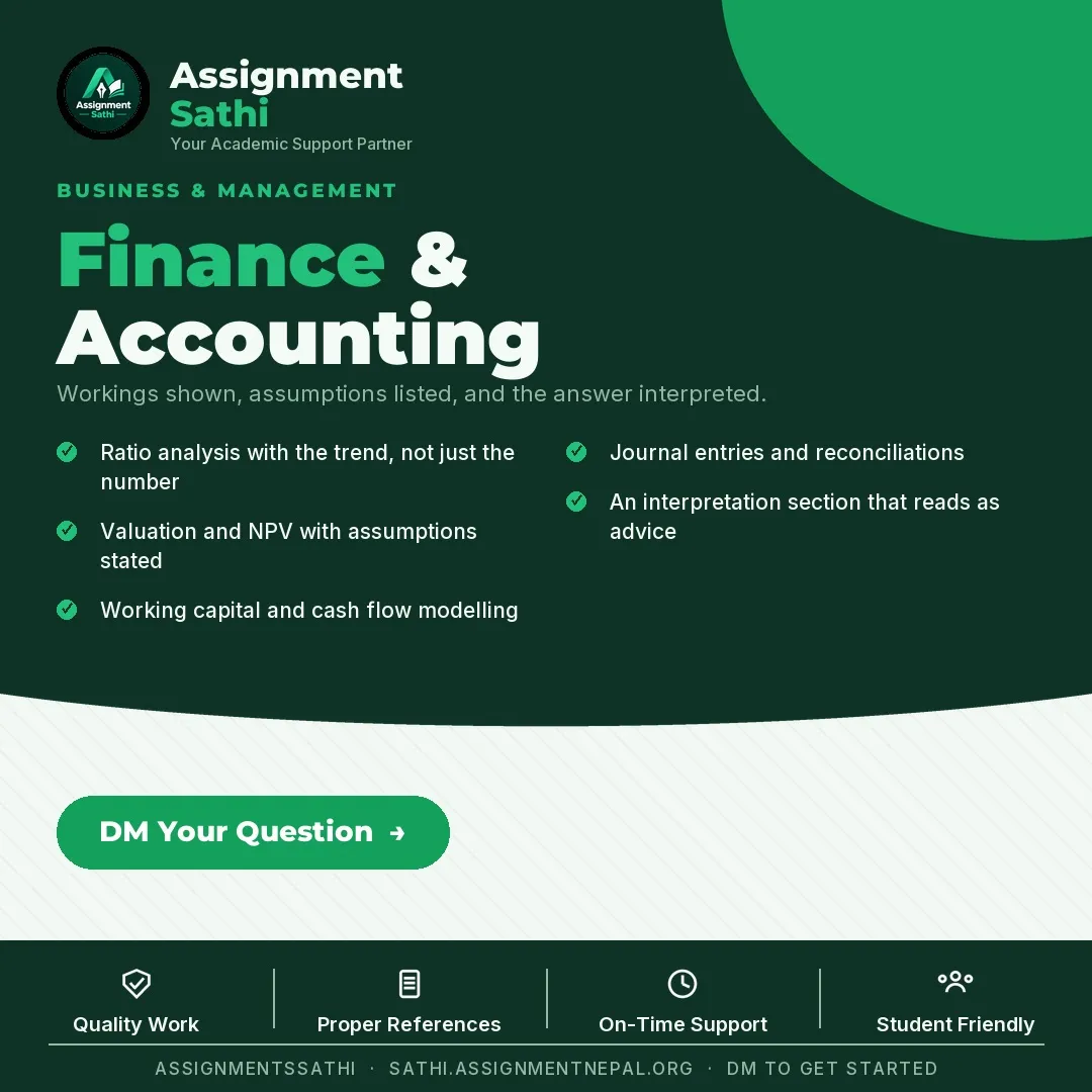 Finance & Accounting poster
