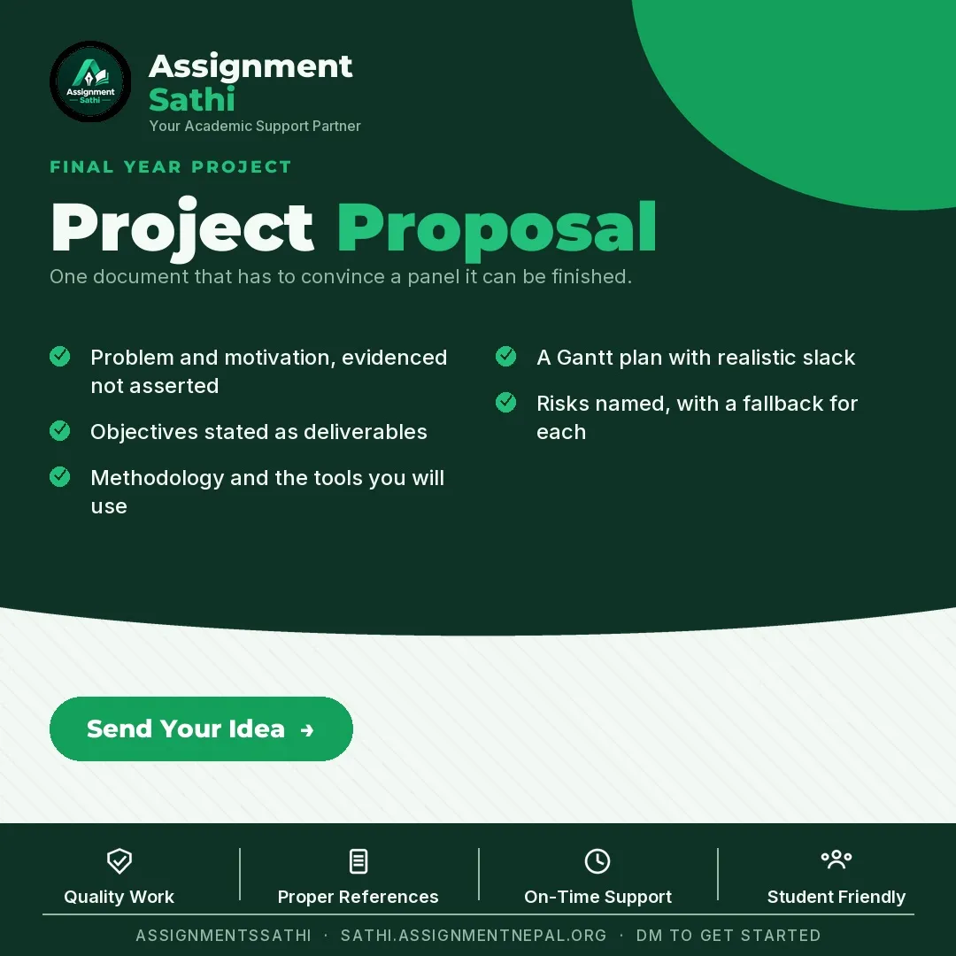 Project Proposal poster