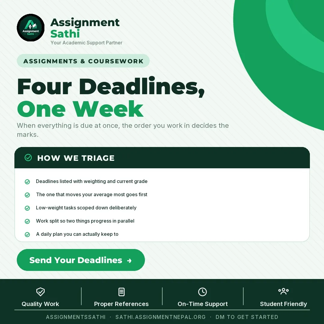 Four Deadlines, One Week poster