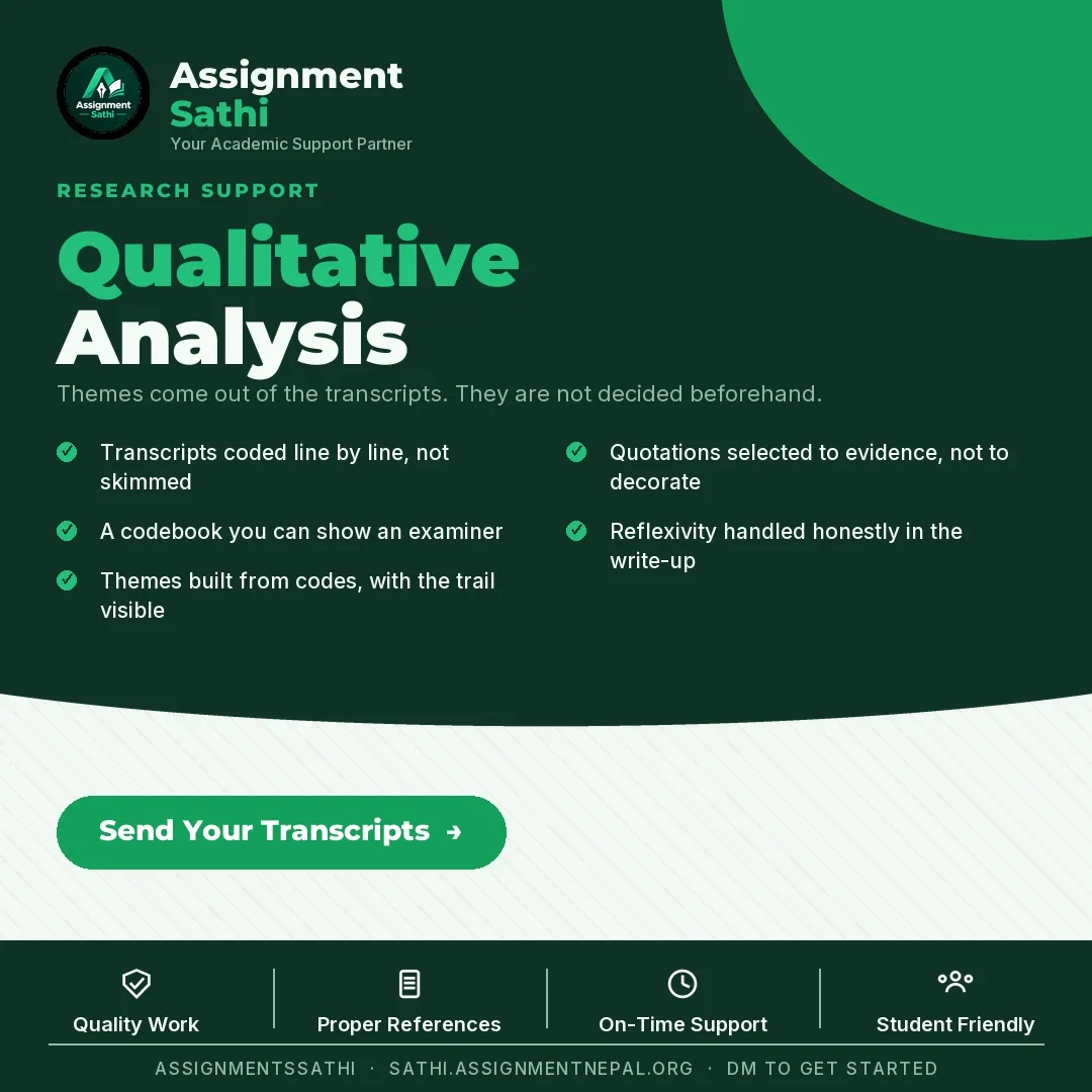 Qualitative Analysis poster