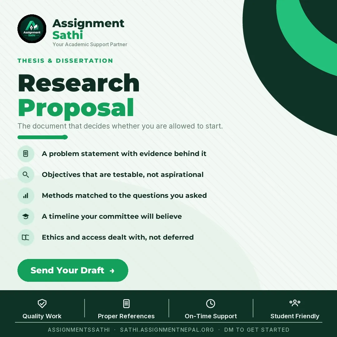 Research Proposal poster