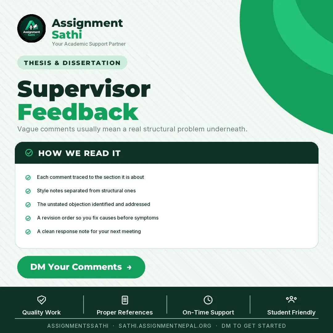 Supervisor Feedback poster