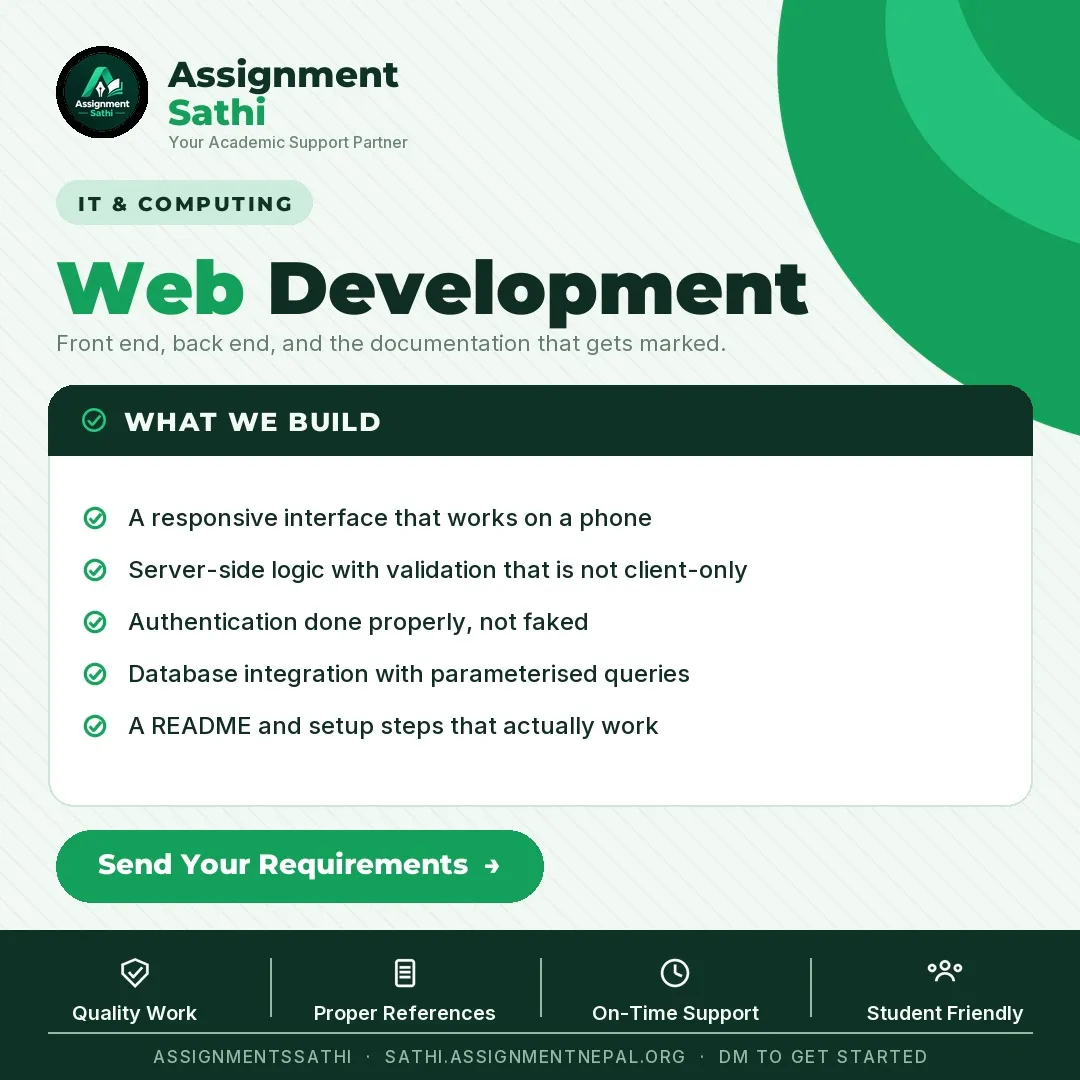 Web Development poster
